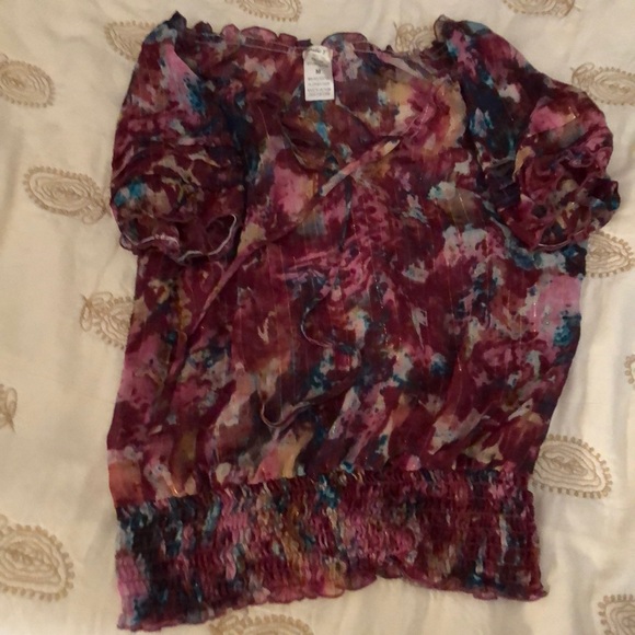 Studio Y Tops - Lacy see-through top